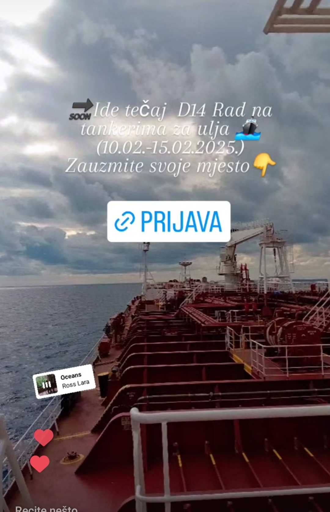 D14 Rad na tankerima za ulja