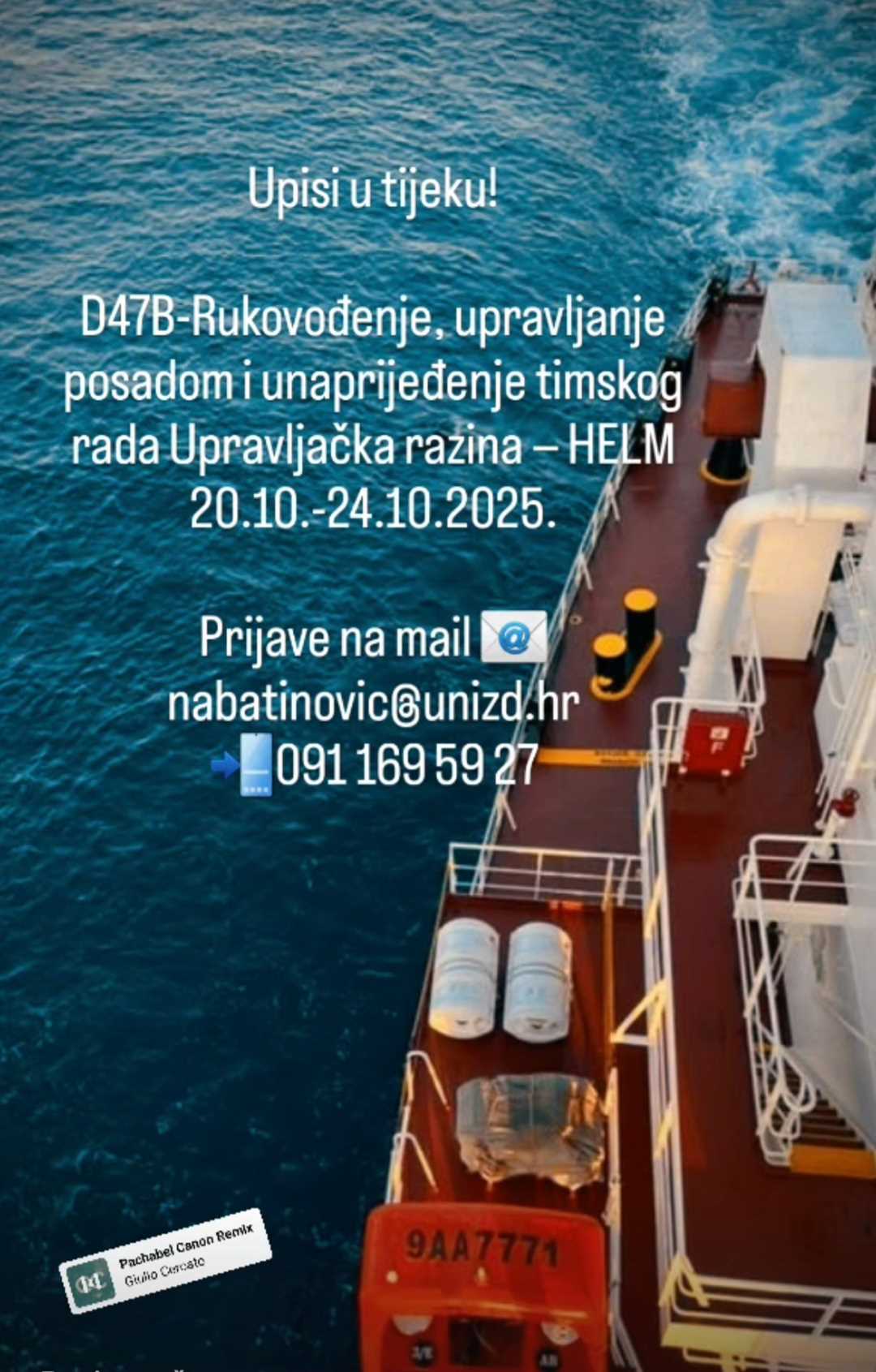 D47B tečaj - upisi u tijeku.