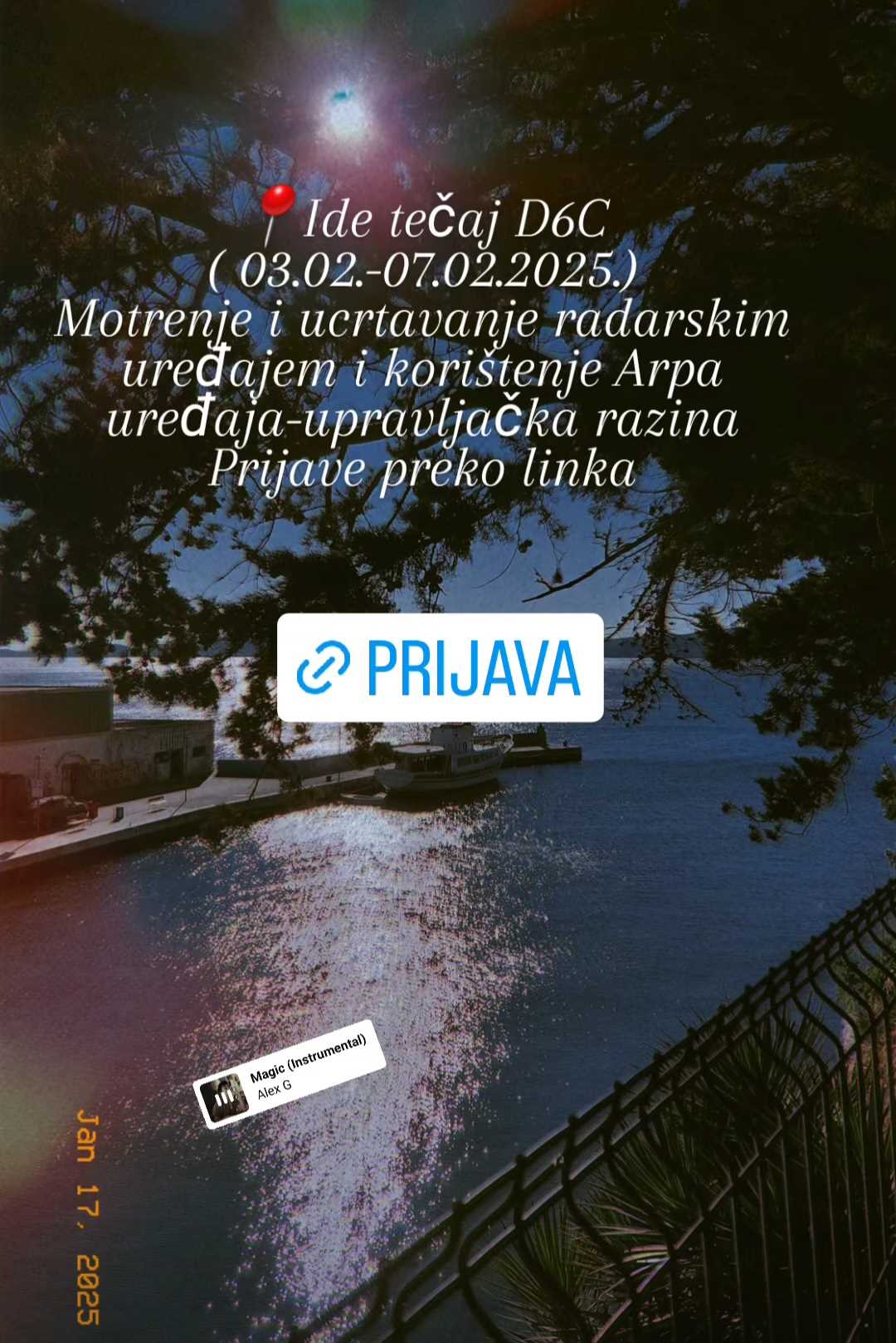 D6C -  Motrenje i ucrtavanje radarskim uređajem i korištenje ARPA upravljačka razina