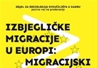 Gostujuće predavanje - Izbjegličke migracije u Europi: migracijski trendovi i azilna politika