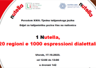 Radionica "1 Nutella, 20 regioni e 1000 espressioni dialettali"