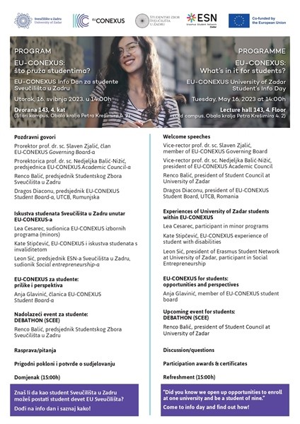 EU-CONEXUS Info Dan za studente