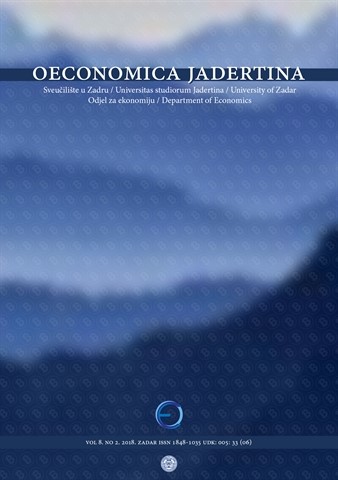 Novi broj časopisa  Oeconomica Jadertina Vol. 8 No. 2