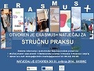 Erasmus+ natječaj za stručnu praksu