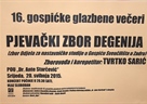 Koncert Pjevačkog zbora Degenija
