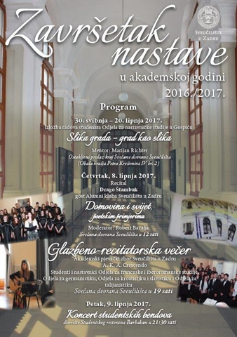 Završetak nastave u akademskoj godini 2016./2017.
