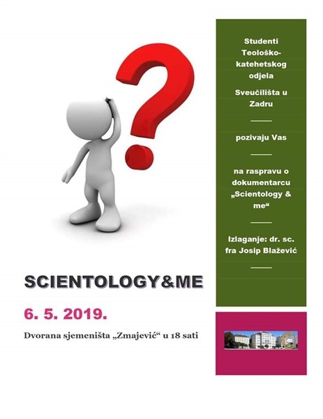 Studenti TKO pozivaju vas na gledanje i raspravu o dokumentarcu "Scientology and me"