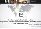 Izlaganje na konferenciji "Iseljeništvo i domovina" pod nazivom "Hrvatsko glagoljaštvo in situ i online: prijedlog modela aktivnog povezivanja mladih iz Hrvatske i inozemstva kroz glagoljaške teme