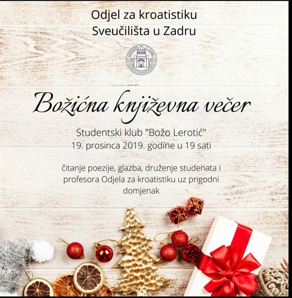 Božićna književna večer