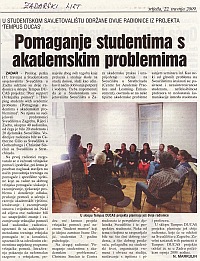 Zadarski list, 22.4.2009